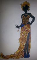Feathered Dress (Finished)